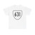 Virginia 631 1956 (Virginia) (Road Sign) T-Shirt