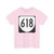 Virginia 618 1980 (Virginia) (Road Sign) T-Shirt
