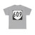 Virginia 609 1980 (Virginia) (Road Sign) T-Shirt (0dcc90)