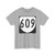 Virginia 609 1980 (Virginia) (Road Sign) T-Shirt (0dcc90)