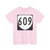 Virginia 609 1980 (Virginia) (Road Sign) T-Shirt (0dcc90)