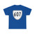 Virginia 607 1956 (Virginia) (Road Sign) T-Shirt (05fbdb)