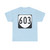 Virginia 603 1980 (Virginia) (Road Sign) T-Shirt (0d6382)