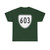 Virginia 603 1956 (Virginia) (Road Sign) T-Shirt (0dcc7c)