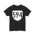 Virginia 594 1980 (Virginia) (Road Sign) T-Shirt