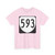 Virginia 593 1980 (Virginia) (Road Sign) T-Shirt