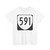 Virginia 591 1980 (Virginia) (Road Sign) T-Shirt