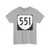Virginia 551 1980 (Virginia) (Road Sign) T-Shirt