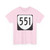 Virginia 551 1980 (Virginia) (Road Sign) T-Shirt
