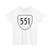 Virginia 551 1956 (Virginia) (Road Sign) T-Shirt
