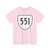 Virginia 551 1956 (Virginia) (Road Sign) T-Shirt