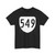 Virginia 549 1980 (Virginia) (Road Sign) T-Shirt
