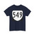 Virginia 549 1980 (Virginia) (Road Sign) T-Shirt