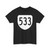 Virginia 533 1980 (Virginia) (Road Sign) T-Shirt