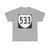 Virginia 533 1980 (Virginia) (Road Sign) T-Shirt