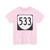 Virginia 533 1980 (Virginia) (Road Sign) T-Shirt