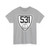 Virginia 531 1924 (Virginia) (Road Sign) T-Shirt
