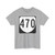 Virginia 470 1980 (Virginia) (Road Sign) T-Shirt