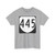 Virginia 445 1980 (Virginia) (Road Sign) T-Shirt