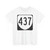Virginia 437 1980 (Virginia) (Road Sign) T-Shirt