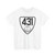 Virginia 431 1924 (Virginia) (Road Sign) T-Shirt