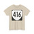 Virginia 416 1980 (Virginia) (Road Sign) T-Shirt (0bb7ff)