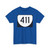 Virginia 411 (Virginia) (Road Sign) T-Shirt