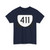 Virginia 411 (Virginia) (Road Sign) T-Shirt