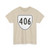 Virginia 406 1956 (Virginia) (Road Sign) T-Shirt (09a1ef)