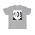 Virginia 403 1980 (Virginia) (Road Sign) T-Shirt