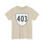Virginia 403 1956 (Virginia) (Road Sign) T-Shirt