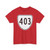 Virginia 403 1956 (Virginia) (Road Sign) T-Shirt
