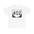 Virginia 402 (Virginia) (Road Sign) T-Shirt