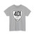 Virginia 401 1924 (Virginia) (Road Sign) T-Shirt