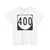 Virginia 400 1980 (Virginia) (Road Sign) T-Shirt
