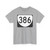 Virginia 386 (Virginia) (Road Sign) T-Shirt