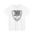 Virginia 381 1924 (Virginia) (Road Sign) T-Shirt