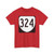 Virginia 324 1980 (Virginia) (Road Sign) T-Shirt