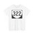 Virginia 322 (Virginia) (Road Sign) T-Shirt