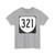 Virginia 321 1980 (Virginia) (Road Sign) T-Shirt