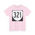 Virginia 321 1980 (Virginia) (Road Sign) T-Shirt