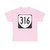 Virginia 316 1980 (Virginia) (Road Sign) T-Shirt