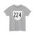 Virginia 224 1956 (Virginia) (Road Sign) T-Shirt