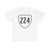 Virginia 224 1956 (Virginia) (Road Sign) T-Shirt