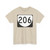 Virginia 206 (Virginia) (Road Sign) T-Shirt
