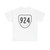 Virginia 924 1956 (Virginia) (Road Sign) T-Shirt