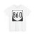 Virginia 860 1980 (Virginia) (Road Sign) T-Shirt