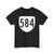 Virginia 584 1980 (Virginia) (Road Sign) T-Shirt