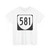 Virginia 581 1980 (Virginia) (Road Sign) T-Shirt