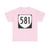 Virginia 581 1980 (Virginia) (Road Sign) T-Shirt